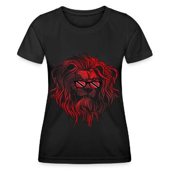 Trinité et Tobago - T-shirt sport Femme - noir - Devant - AI Model Female 172 light (172cm)