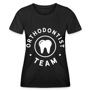 Orthodontic team jaw doctor orthodontics - Women's Functional T-Shirt - black - Front - AI Model Female 172 light (172cm)