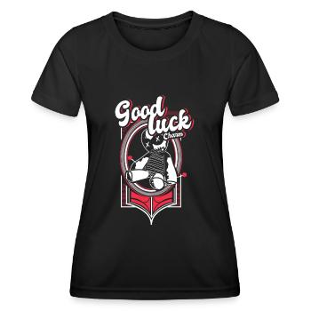 Voodoo Hexerei Geschenkidee - Frauen Funktions-T-Shirt - Schwarz - Vorne - AI Model Female 172 light (172cm)
