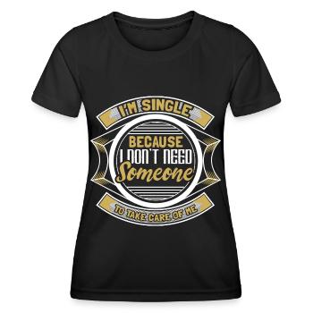 Cadeau du Parti de l’indépendance unique - T-shirt sport Femme - noir - Devant - AI Model Female 172 light (172cm)