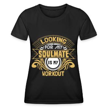 Partenariat indépendant unique - T-shirt sport Femme - noir - Devant - AI Model Female 172 light (172cm)