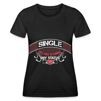 Single Independent Party - Women's Functional T-Shirt - black - Front - AI Model Female 172 light (172cm)