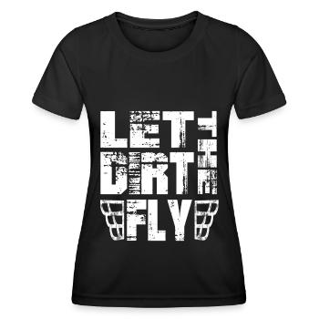 Motocross MX Rider Rider Supercross Gift - Women's Functional T-Shirt - black - Front - AI Model Female 172 light (172cm)