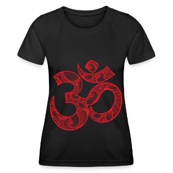 Buddhismus Zen Symbol GOA Techno - Frauen Funktions-T-Shirt - Schwarz - Vorne - AI Model Female 172 light (172cm)