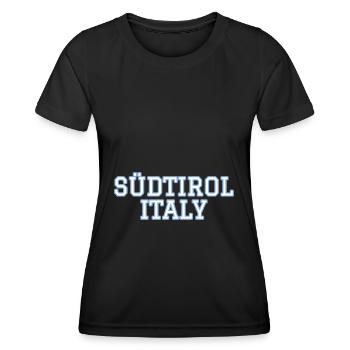 Tyrol du Sud Italie Tyrol du Tyrol du Sud - T-shirt sport Femme - noir - Devant - AI Model Female 172 light (172cm)