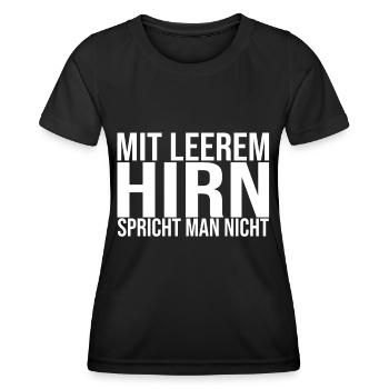 Lustige Sprüche Beleidigungen Sarkasmus - Frauen Funktions-T-Shirt - Schwarz - Vorne - AI Model Female 172 light (172cm)