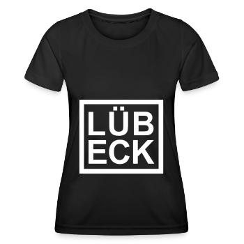 Lübeck Box - T-shirt sport Femme - noir - Devant - AI Model Female 172 light (172cm)