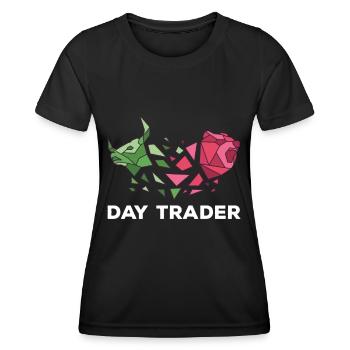 Stock Exchange for Day Trader - Women's Functional T-Shirt - black - Front - AI Model Female 172 light (172cm)