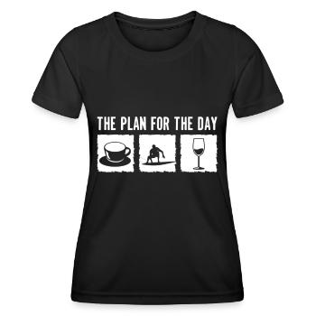 Surf Surf Planche de surf Surf Surf Surf - T-shirt sport Femme - noir - Devant - AI Model Female 172 light (172cm)