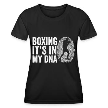Boxen Boxer Boxhandschuhe Boxkampf Geschenk - Frauen Funktions-T-Shirt - Schwarz - Vorne - AI Model Female 172 light (172cm)