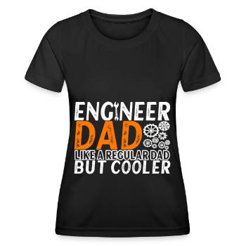 Ingenieur Maschinenbau Bauingenieur - Frauen Funktions-T-Shirt - Schwarz - Vorne - AI Model Female 172 light (172cm)