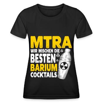 MTRA Medizinisch-Technischer Radiologie Mta - Frauen Funktions-T-Shirt - Schwarz - Vorne - AI Model Female 172 light (172cm)