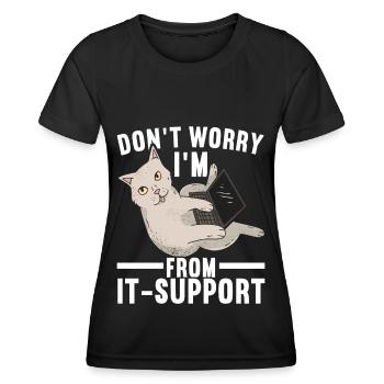 Programmierer Programmieren Informatiker - Frauen Funktions-T-Shirt - Schwarz - Vorne - AI Model Female 172 light (172cm)