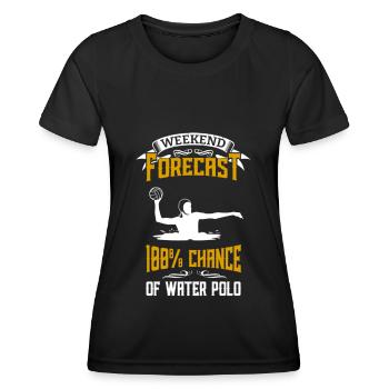 Water Polo Joueur de Water Polo Cadeau de Water Polo - T-shirt sport Femme - noir - Devant - AI Model Female 172 light (172cm)