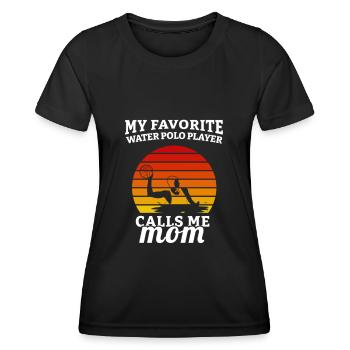 Water Polo Joueur de Water Polo Cadeau de Water Polo - T-shirt sport Femme - noir - Devant - AI Model Female 172 light (172cm)