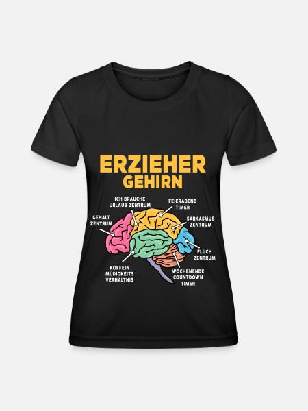 Erzieher - Frauen Funktions-T-Shirt - Schwarz