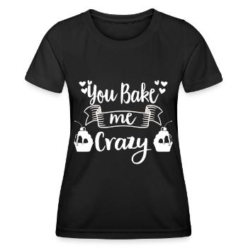 Bäcker Konditor Konditorei Confiseur Patissier - Frauen Funktions-T-Shirt - Schwarz - Vorne - AI Model Female 172 light (172cm)