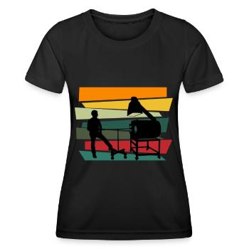 Glassmaker Glassblower Glass Blowing Glass - Women's Functional T-Shirt - black - Front - AI Model Female 172 light (172cm)