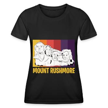 Mémorial du président de Mount Rushmore America - T-shirt sport Femme - noir - Devant - AI Model Female 172 light (172cm)