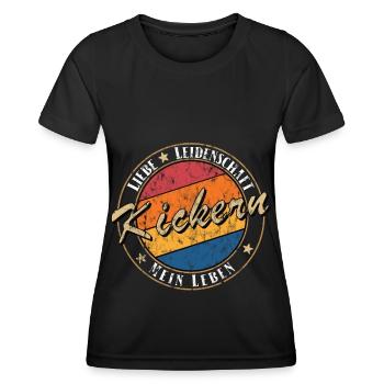 Foosball Table Table Retro Tshirt - Women's Functional T-Shirt - black - Front - AI Model Female 172 light (172cm)