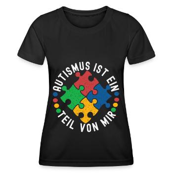 Autistic Autism Autistic - Women's Functional T-Shirt - black - Front - AI Model Female 172 light (172cm)