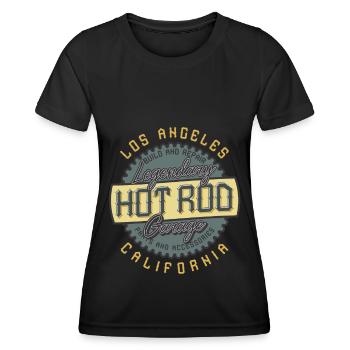 Bikers, motorcyclists - Women's Functional T-Shirt - black - Front - AI Model Female 172 light (172cm)