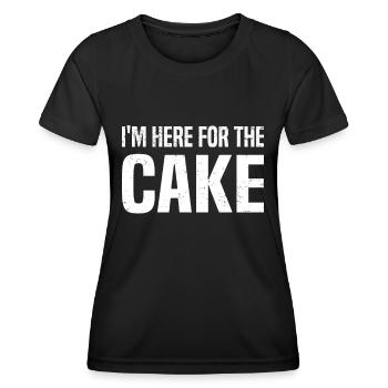Wedding Wedding Party Wedding Cake - Women's Functional T-Shirt - black - Front - AI Model Female 172 light (172cm)