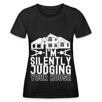 Architekt Architektur - Frauen Funktions-T-Shirt - Schwarz - Vorne - AI Model Female 172 light (172cm)