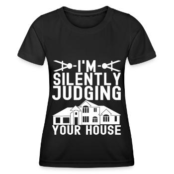 Architekt Architektur - Frauen Funktions-T-Shirt - Schwarz - Vorne - AI Model Female 172 light (172cm)