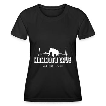 Mammoth Höhlen Herzschlag Nationalpark Kentucky - Frauen Funktions-T-Shirt - Schwarz - Vorne - AI Model Female 172 light (172cm)