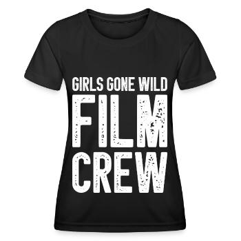 Girls Gone Wild Film Crew Fun Party Costume Funny - Women's Functional T-Shirt - black - Front - AI Model Female 172 light (172cm)