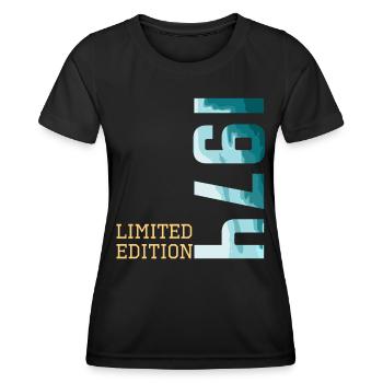 1974 Limited Edition - Frauen Funktions-T-Shirt - Schwarz - Vorne - AI Model Female 172 light (172cm)