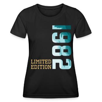 1982 Limited Edition - Women's Functional T-Shirt - black - Front - AI Model Female 172 light (172cm)
