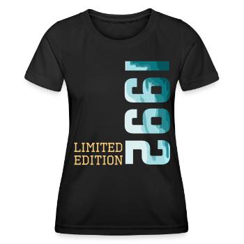 1992 Édition limitée - T-shirt sport Femme - noir - Devant - AI Model Female 172 light (172cm)