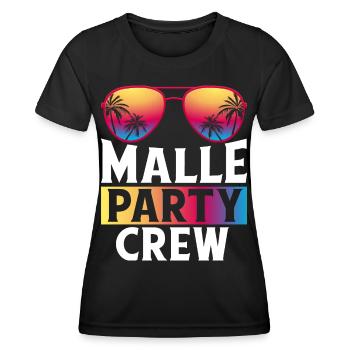 Malle Party Crew - Women's Functional T-Shirt - black - Front - AI Model Female 172 light (172cm)