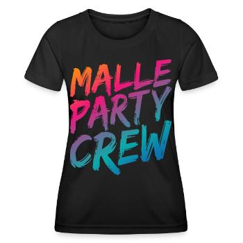 Malle Party Crew - Women's Functional T-Shirt - black - Front - AI Model Female 172 light (172cm)