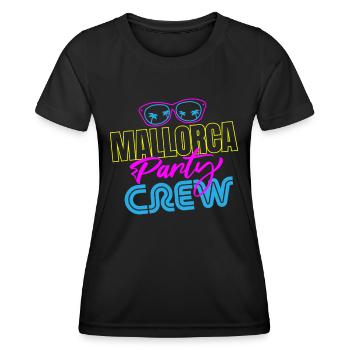 Malle Party Crew - Women's Functional T-Shirt - black - Front - AI Model Female 172 light (172cm)