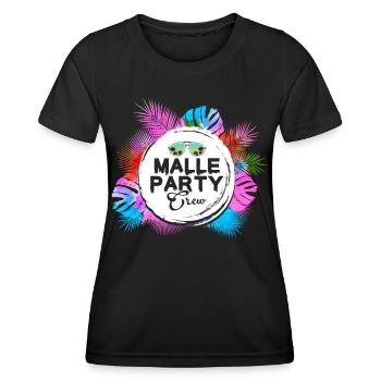Malle Party Crew - Women's Functional T-Shirt - black - Front - AI Model Female 172 light (172cm)
