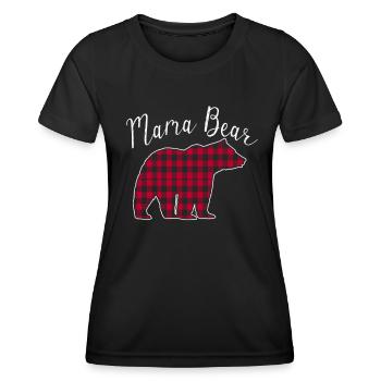 Mama Bear - Women's Functional T-Shirt - black - Front - AI Model Female 172 light (172cm)