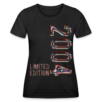 Limited Edition 2004 - Women's Functional T-Shirt - black - Front - AI Model Female 172 light (172cm)