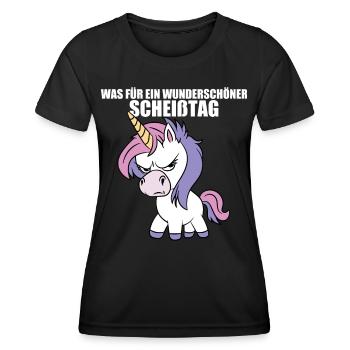 Was für ein Wunderschöner Scheißtag - Frauen Funktions-T-Shirt - Schwarz - Vorne - AI Model Female 172 light (172cm)