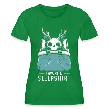 Wendigo Favorite Sleepshirt - Frauen Funktions-T-Shirt - Kelly Green - Vorne - AI Model Female 172 dark (172cm)
