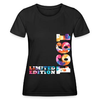 Colorful Birthday Limited Edition 1991 - Women's Functional T-Shirt - black - Front - AI Model Female 172 light (172cm)