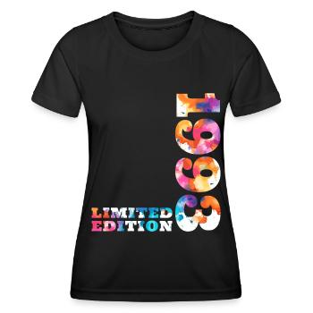Colorful Birthday Limited Edition 1993 - Women's Functional T-Shirt - black - Front - AI Model Female 172 light (172cm)