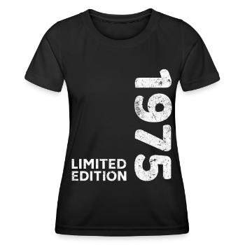 Birthday 1975 Limited Edition Vintage 1975 - Women's Functional T-Shirt - black - Front - AI Model Female 172 light (172cm)