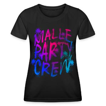 Malle Party Crew - Women's Functional T-Shirt - black - Front - AI Model Female 172 light (172cm)