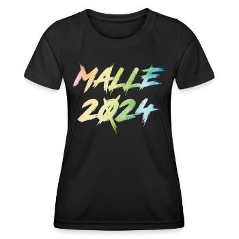 Malle 2024 - Frauen Funktions-T-Shirt - Schwarz - Vorne - AI Model Female 172 light (172cm)