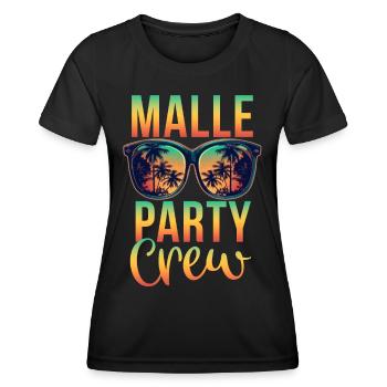 Malle Party Crew - Women's Functional T-Shirt - black - Front - AI Model Female 172 light (172cm)