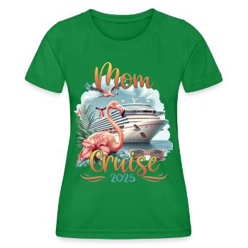 Mom Cruise 2025 - Frauen Funktions-T-Shirt - Kelly Green - Vorne - AI Model Female 172 dark (172cm)