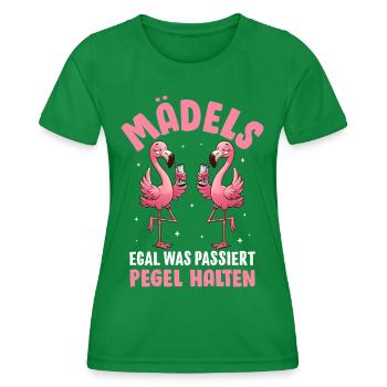 Girls no matter what happens Maintain levels - Women's Functional T-Shirt - kelly green - Front - AI Model Female 172 dark (172cm)
